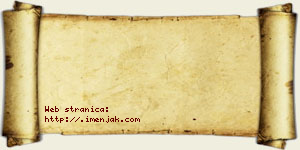 Milana Hrnjaković vizit kartica